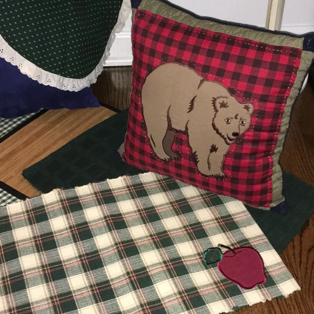 Cozy Green and Red Holiday Pillows for Festive Decor